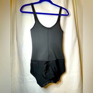 NWOT Black Spaghetti Strap Waist Trainer Multi Function Open Size S